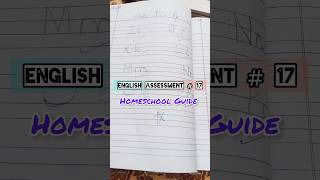 English Assessment # 17 | Homeschool Guide