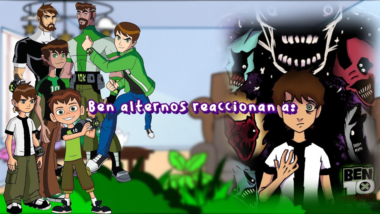 💚Alternative Bens reacts to 💚 || 💀Ben Carnitrix💀 || JGachaYTx