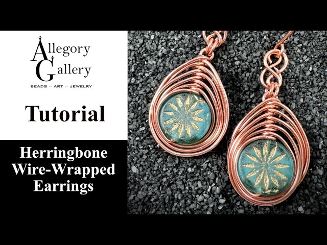 Flower Wire Wrap Tutorial - Medium Wire Flower with Bead 