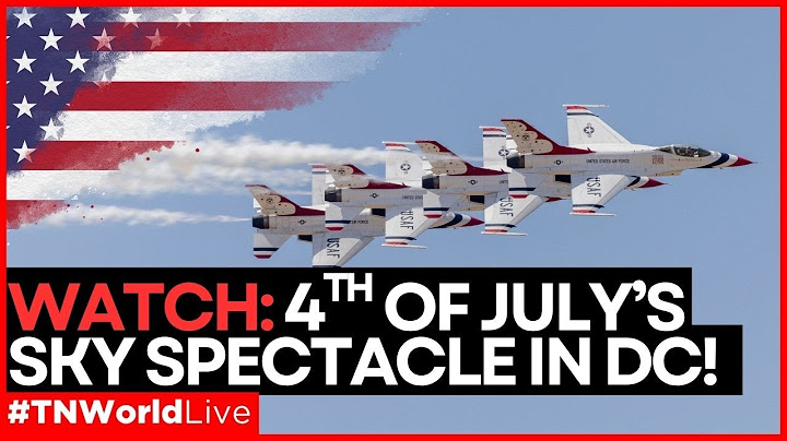 LIVE 4th of July Celebrations | Trump’s Independence Day 2025: LIVE Flyover with Military Jets!