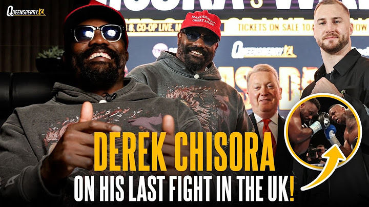 An EMOTIONAL Derek Chisora on last fight in the UK, Otto Wallin and Dillian Whyte defeat💥