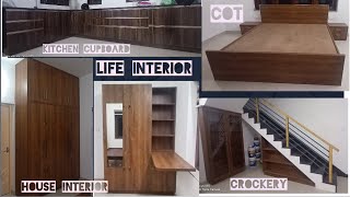 Latest Design 2020 Kitchen Cupboard Wardrobe Crockery Wash Counter Dress Table Cot Tv Unit