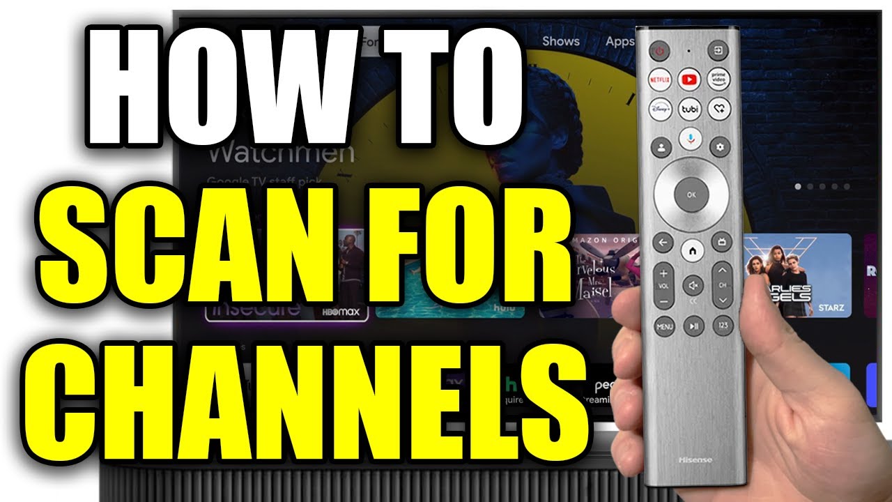 How To Scan For Channels On Google TV (Antenna or Cable) - YouTube