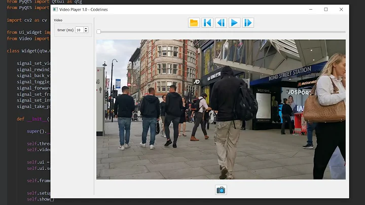 Video Player | Python | OpenCV | PyQT |