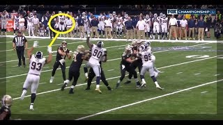 Michael Brockers Tips Drew Brees Pass in NFCCG - Theory Debunked (With Video Evidence)