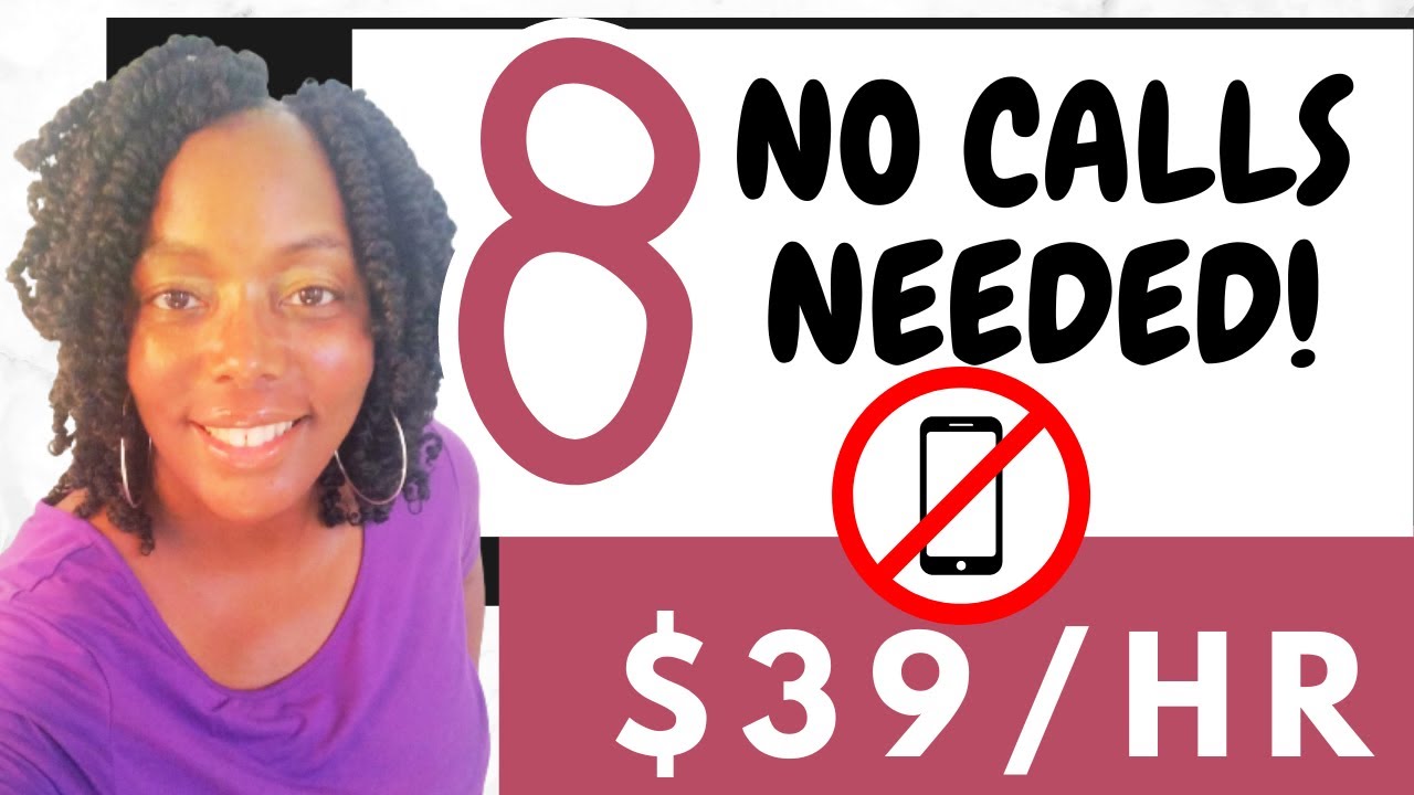 8 No Talking Work from Home Jobs 2024