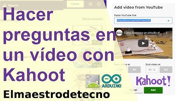 Cómo hacer preguntas con un vídeo de Youtube empleando Kahoot