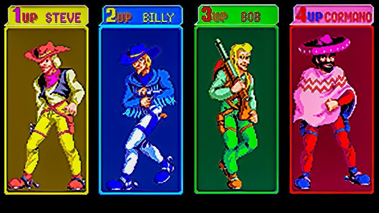 Sunset Riders Intro 1991 Sega Nintendo Arcade Game 60 fps