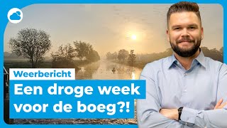 Weerbericht: blijft het de hele week droog?