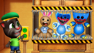 My Tom & Machine Press vs The Buddy & Huggy Wuggy | Kick The Buddy Android Gameplay Walkthrough