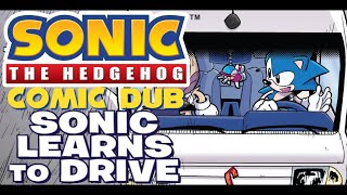 Sonic Learns To Drive Sonic The Hedgehog Comic Dub