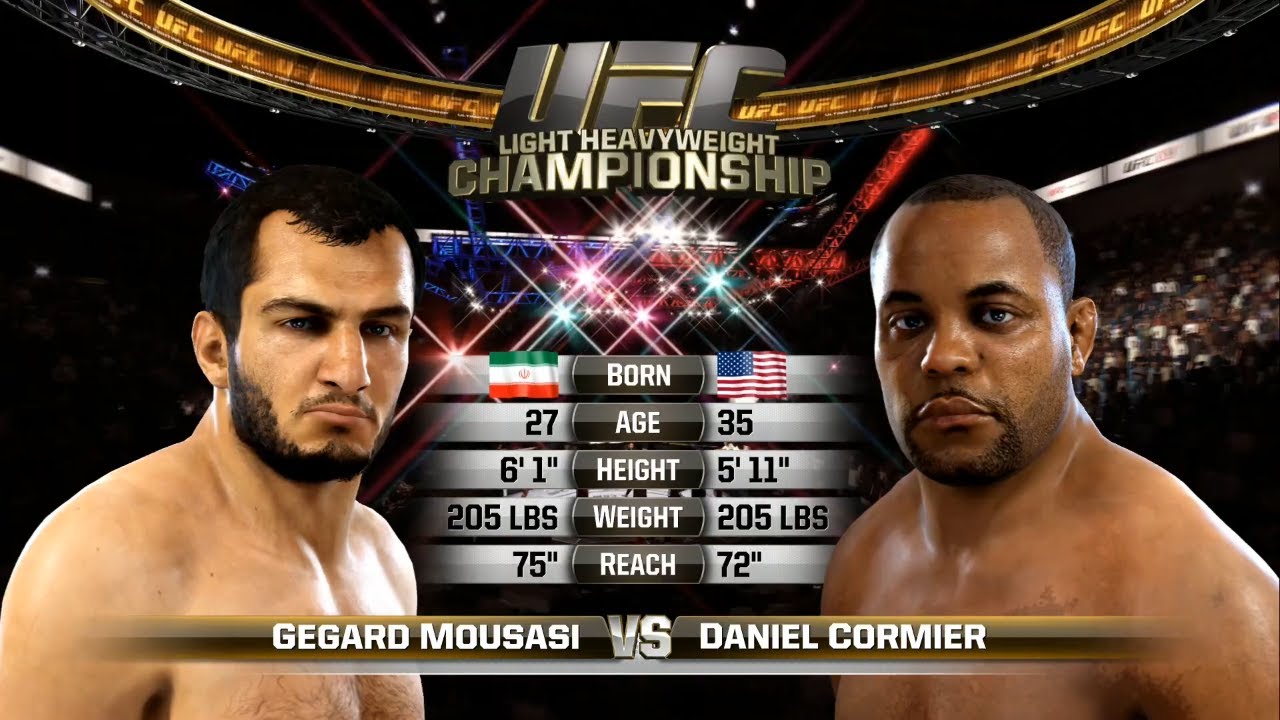 Геймплей UFC 1 Гегард Мусаси против Даниэля Кормье