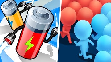 Battery Run | Count Masters - Gameplay Walkthrough (Android, ios)