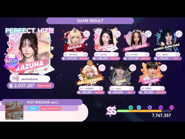 Hot (Kazuha ver) | LE SSERAFIM | Rhythm Hive | Catch Live| Super