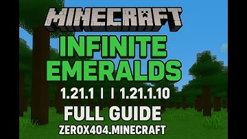 INFINITE Emeralds! String Farm (1.21.1) + Tripwire Hook Duper (1.21.10) — Full Guide