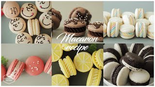 보기만 해도 눈이 즐거운 6가지 마카롱 모음.zip : 6 Macaron Recipe * 홈베이킹 디저트 영상 모음 Baking Dessert Video | Cooking tree