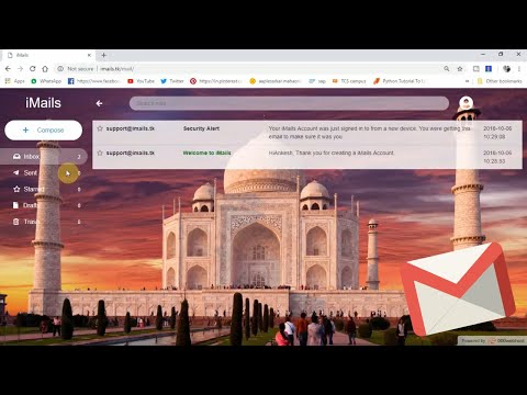 iMails : Creating own email website like gmail