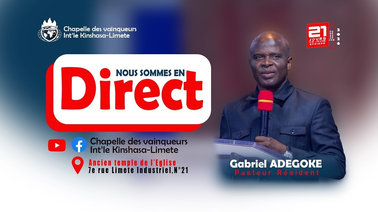 CULTE DE RENFORCEMENT SPIRITUEL MARS 2026|| JOUR 3 IIVENDREDI 06 MARS 2026