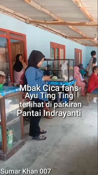 Mbak Cica fans Ayu Ting Ting ! terlihat lagi di parkiran Pantai Indrayanti Gunungkidul #shorts