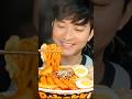 Epic ASMR Jumbo Rabokki Mukbang Challenge – Cheesy, Spicy Korean Feast! 😍 #ASMR #Mukbang #Rabokki