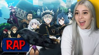 REAGINDO ao RAP DOS TOUROS NEGROS (Black Clover) - O ESQUADRÃO MAIS FORTE | KG Raps ‹ Alpha ›