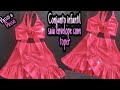 COMO FAZER CONJUNTO INFANTIL/SAIA ENVELOPE COM TOPER /MODELAGEM E COSTURA MALU COSTURA