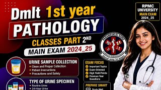 Dmlt 1st y pathology urine examination Sample collection and type of urine specimen@MrBeast