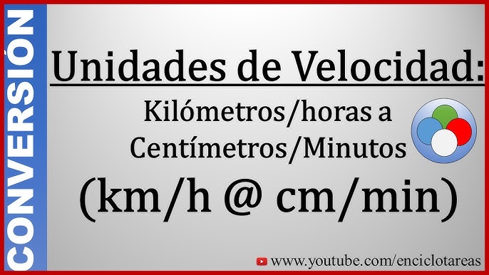 Convertir metros por segundo a centímetros por minuto, m/s a cm/min,  Conversión de unidades 423 