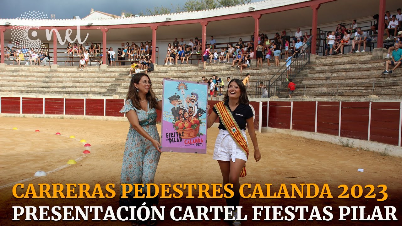 Carreras PEDESTRES Y CARTEL del PILAR | Calanda 2023