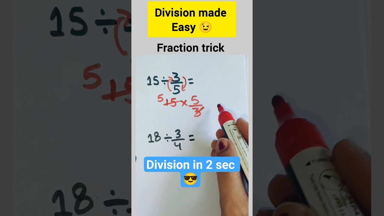 Division trick 😎#mathfun #maths #mathgenius #mathematics #mathstricks