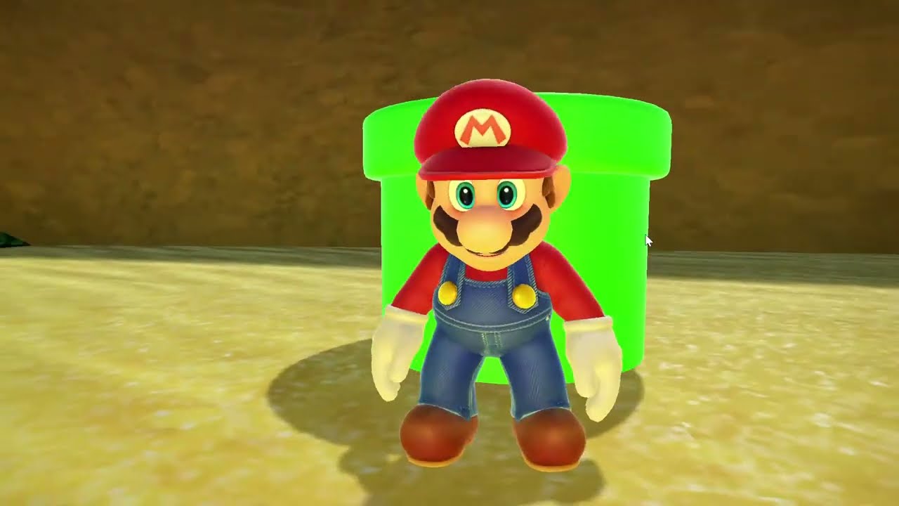 Testing Lag in Nimso Ny's fantastic Super Mario 64 Reimagining.