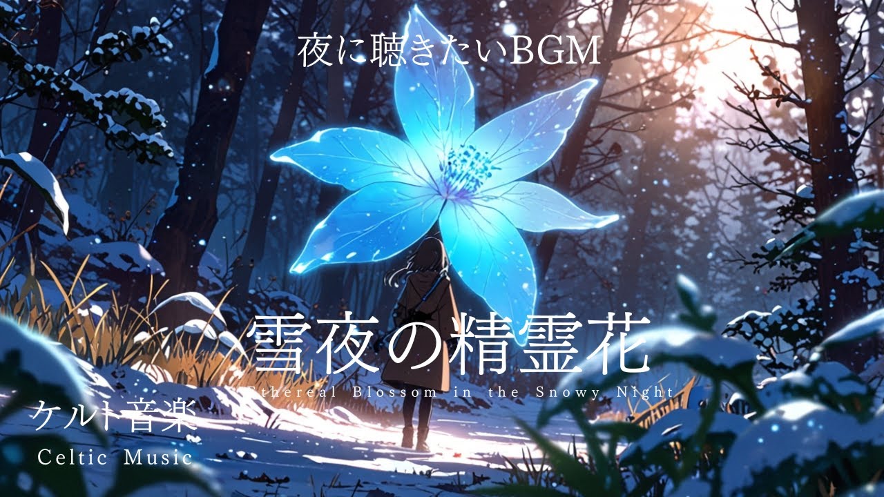 【ケルト音楽/Celtic Music】雪夜の精霊花― Ethereal Blossom in the Snowy Night ―【作業用・勉強用・睡眠用】