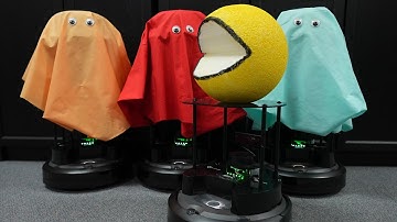 Halloween 2024 | Pac-Man TurtleBot 4 feat. Husky A300