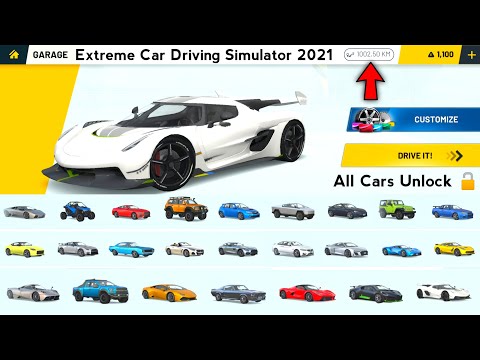 😱All Cars Unlocked😱- Extreme Car Driving Simulator 2021 - Completed 1000 KM Distance - Car Game
