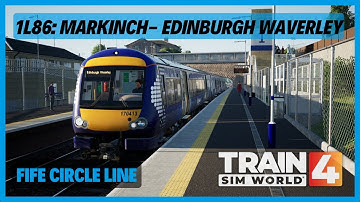 TSW4 | 1L86: Markinch - Edinburgh Waverley | Scotrail Class 170 | Fife Circle Line | AWS DSD