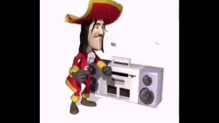 Пират танцует у магнитофона в хорошем качестве мем из тик тока