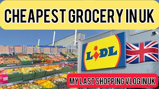 Cheapest supermarket in UK|| Grocery shopping in Lidl || British supermarket || Lidl UK 🇬🇧
