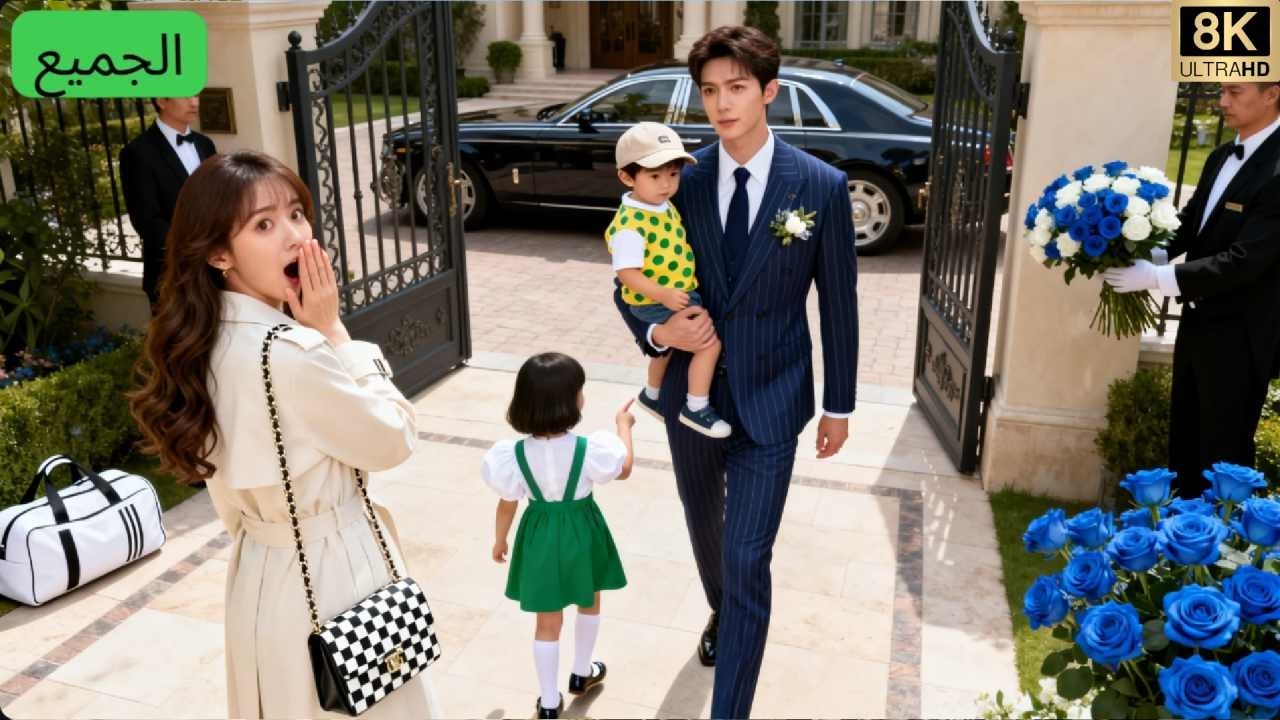 الرئيس التقى طفلاً يشبهه تمامًا، وفاجأه أنه ابنه! فأخذه إلى منزله ليُدلّله بالكامل!