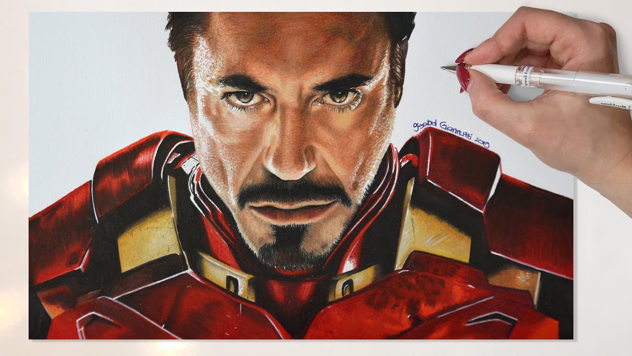 How To Draw Tony Stark, Step by Step, Drawing Guide, by artistperson95 -  DragoArt