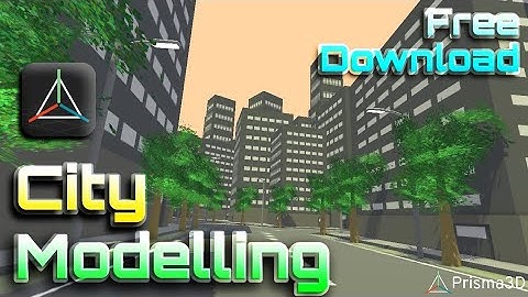 Modelling City Map In Prisma 3d // Timelapse //