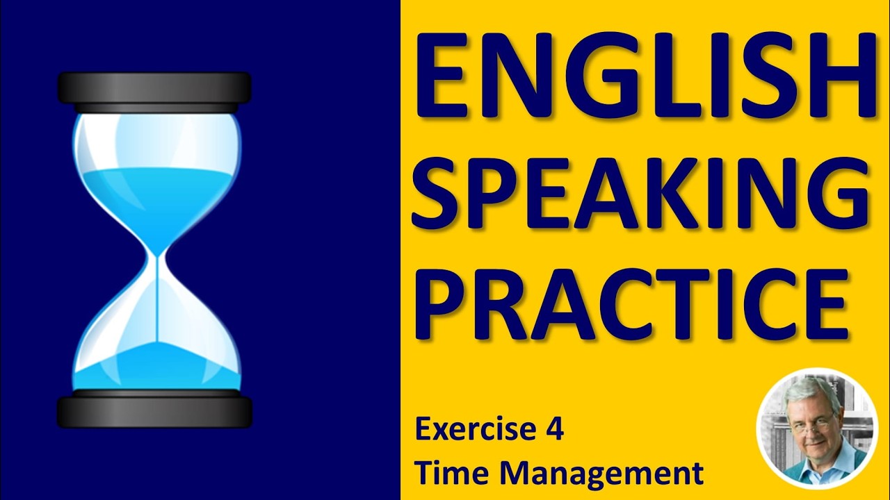Shadowing English Speaking Practice: #4 | Time Management - YouTube