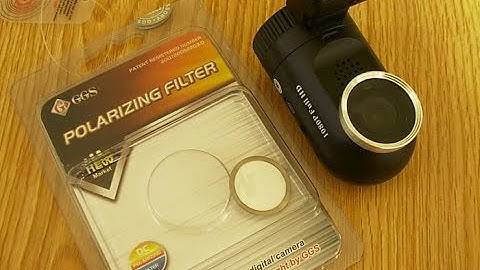 Dashcam - GGS Magnetic CPL Circular lens polarizer 22mm filter - initial test