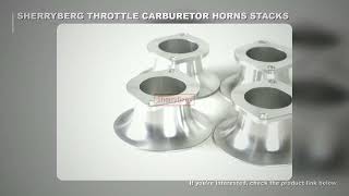 Details SherryBerg 4PCS 40 MM Dia. DCOE  IDF  IDA Throttle Body Carb Carburetor Air Horns Stacks for Weber/E Guide