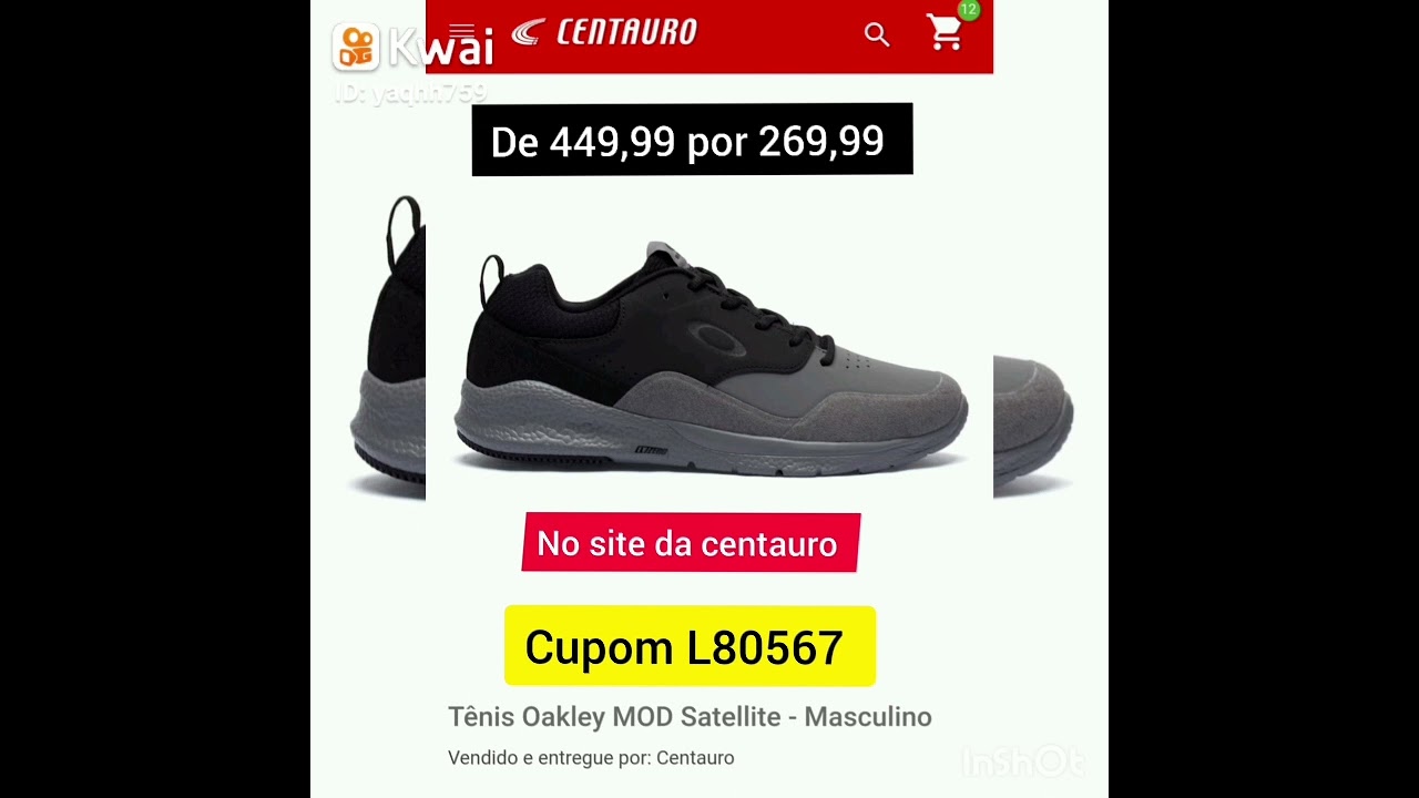 Tênis Oakley MOD Satellite- Cupom da Centauro L80567- #oakleysatellite -  YouTube