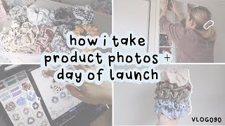 how i take product pictures and edit them for my shopify store  what i do for a scrunchie launch