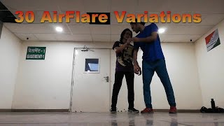 30 AirFlare Variations | Bboy GodHand |