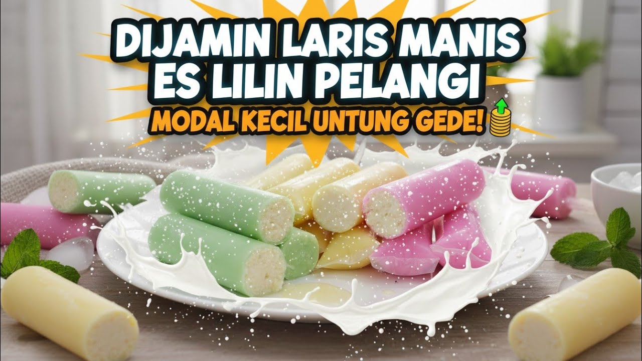 CARA MEMBUAT ES LILIN PELANGI | RESEP ES CEMUT TAPE - YouTube