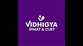 Percentage - 2 class |  Vidhigya IPMAT &amp; CUET Institute  Live Stream