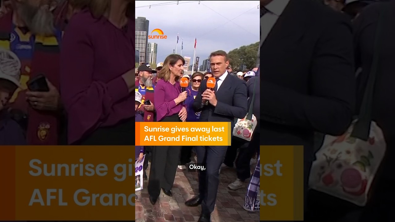Sunrise gives away last AFL Grand Final tickets