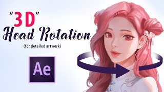 “3D” Head Rotation for Detailed Artwork in After Effects